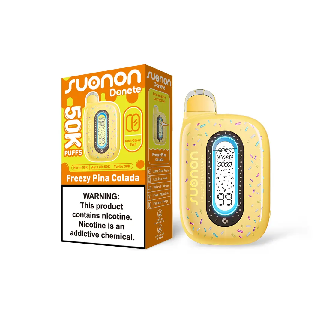 25-Pack $119.99 | SUONON DONETE 50K · Pick 5 Flavors