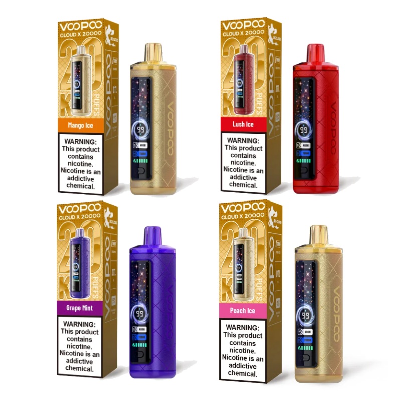 VOOPOO Shisha Cloud X 20K Vape Kit 6mg 900mAh 25ml