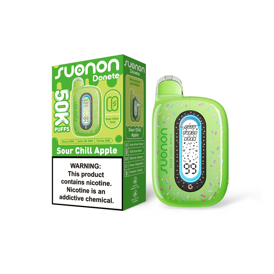 25-Pack $119.99 | SUONON DONETE 50K · Pick 5 Flavors